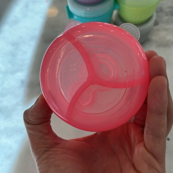 Colorful Stackable Formula/ Snack Containers - Picture 2 of 4